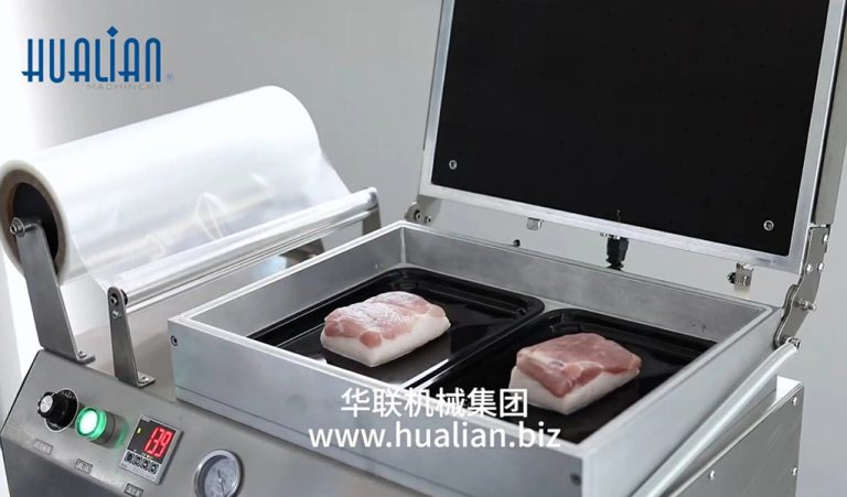 Hualian Vacuum Skin Packaging Machine for Seafood or Meat