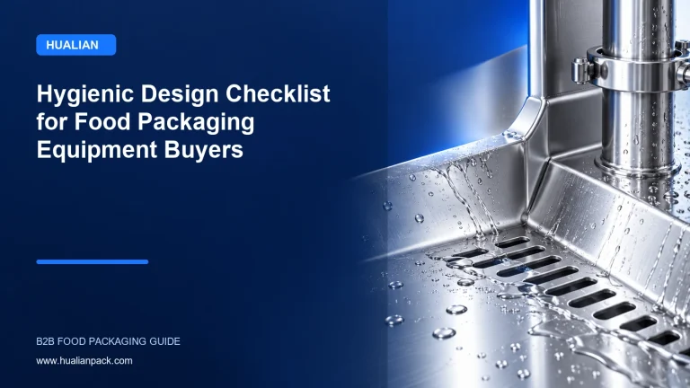 Hygienic design checklist for food packaging equipment buyers